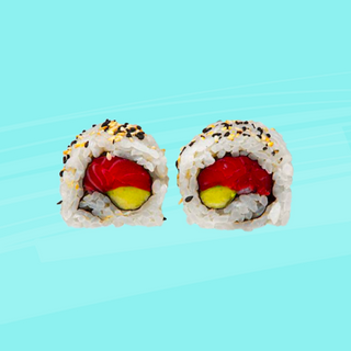 Uramaki tuna avocado