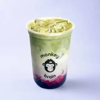 Iced Blueberry Matcha