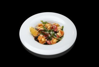 Салат з креветками