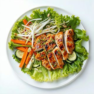 34. Pollo con verdure miste