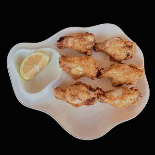 Alas de pollo fritas (6 Unidades)