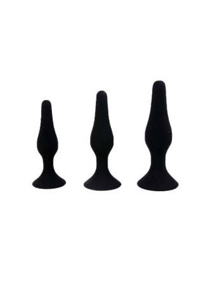 Trio de Plugs de silicona color aleatorio