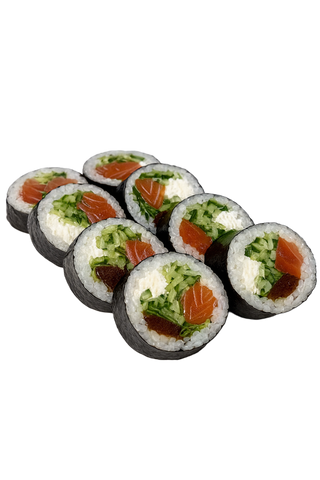 Futomaki z łososiem