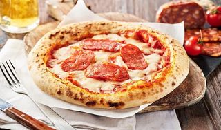 Pizza "Bistrot 25" Diavola con Spianatina