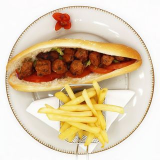 Sandwich Brochettes de Viande