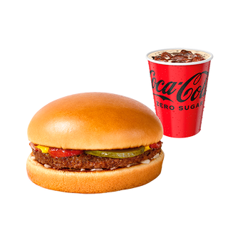 Hamburger 2forU z napojem