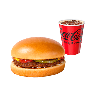 Hamburger 2forU z napojem