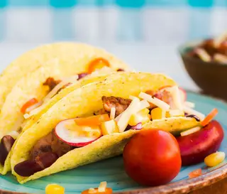 Tacos de ternera y queso (2 unidades)