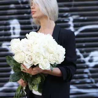 20 Roses Blanche 