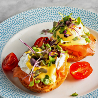 BENEDICTS CON SALMÓN FUMÉ