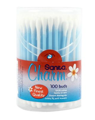 Coton Tige Round Box Charm X100    