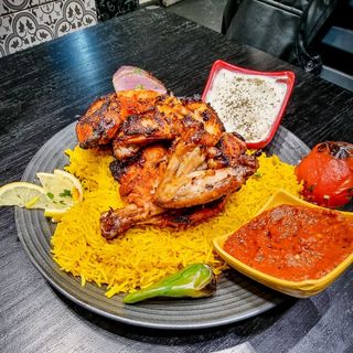 Plat Riz + 1/2 Tavuk