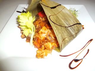 Pui cu muguri de bambus