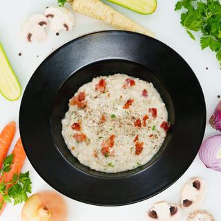 Quattro formaggi prschutio rižoto