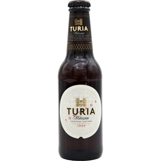Turia en bottella de vidrio