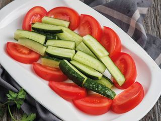 Свежие овощи