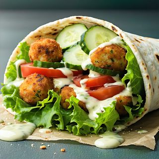 Piadina felafel
