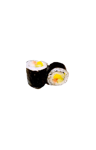 Makis de jamón York, pepino y rábano japonés (6 uds.)