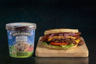 Combo Pancake Burger & B&J Barattolo