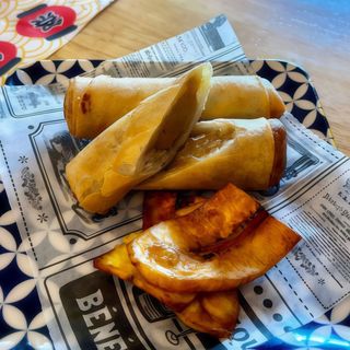 Harumakis de Plátano con Canela "Rollito de Primavera"