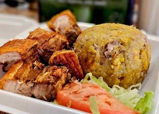 Mofongo Con Chicharrón