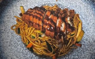 79. Tallarines Con Pato