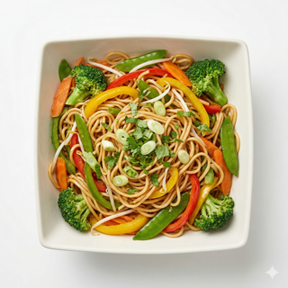 Tallarines con verduras (炒面)