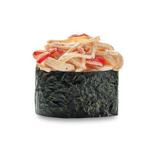 Gunkan con cangrejo de las nieves