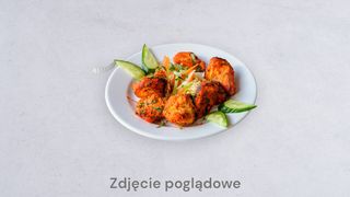 Chicken tikka, mint sauce
