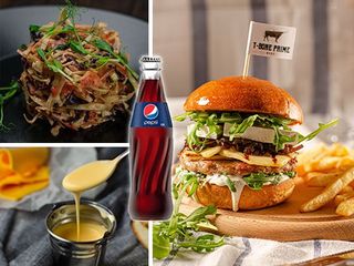 Пілігрим меню з соусом + напій (490g)