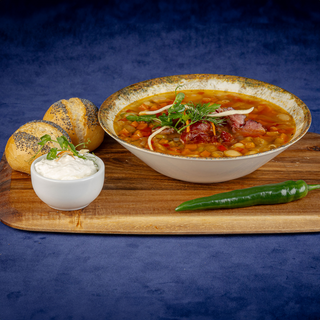 Ciorba Mica de fasole cu afumatura