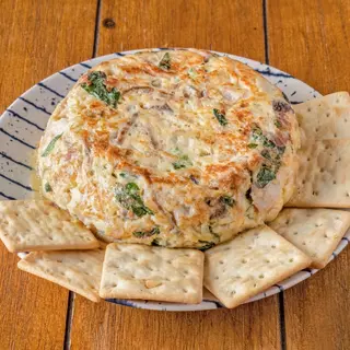 Tortilla con parmesano y albahaca
