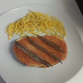 Torrada Fría De Anchoas. Doble cero 