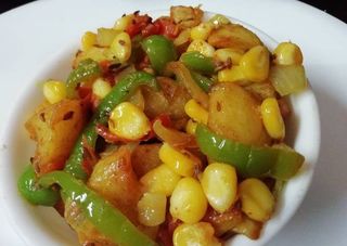 Aloo Corn Capsicum