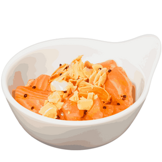 TA4. Tartar crispy salmon