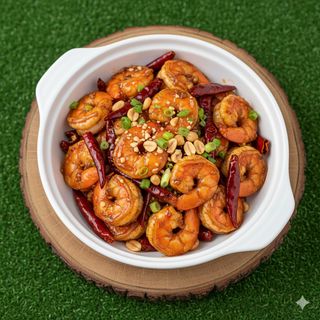 Gamberi alla "Kong Bao"