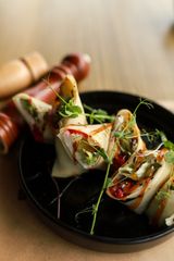 Млинці з лососем