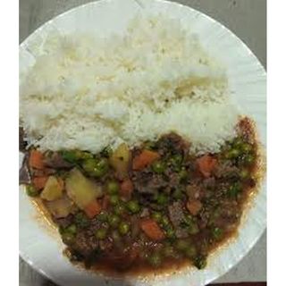 Rice Minji & Beef Stew