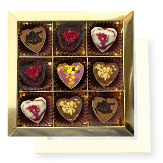 Cutie praline inimi - 80g