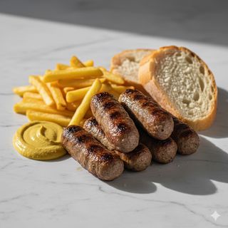 Salchichas sin tripa