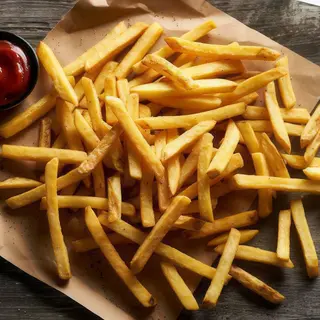 Skin on fries