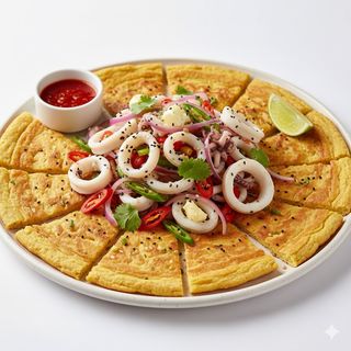 Farinata al Seppia e burro