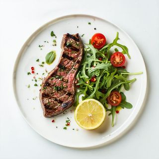 Bistecca alla griglia circa 450 g