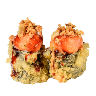 H8. Crispy spicy salmon