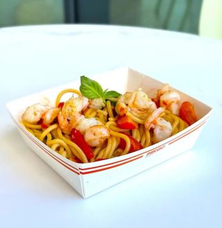 Spaghetti Gamberi e Pomodorini.