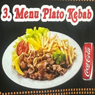 Menú Plato Kebab