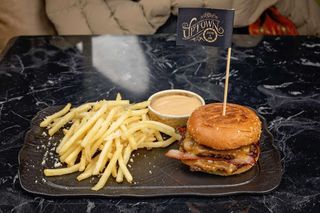 Smash dublu caramelizat