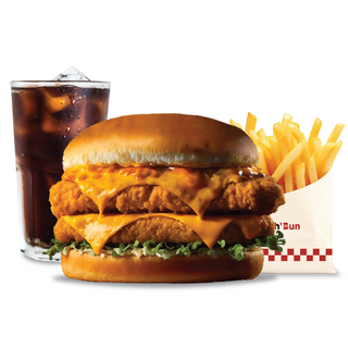Menu Double chiken burger