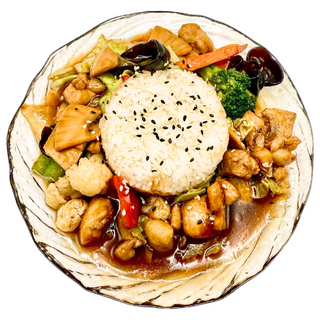 Donburi De Arroz Con Pollo