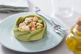 Avocado crevettes